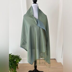 BONJELA Large Wrap Shawl Scarf Fringe Travel Lightweight Semi-Sheer Elegant